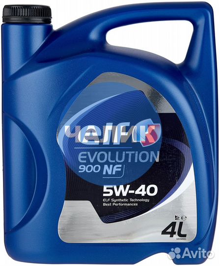 Масло моторное ELF Evolution 900 NF SAE 5w40 SL/CF