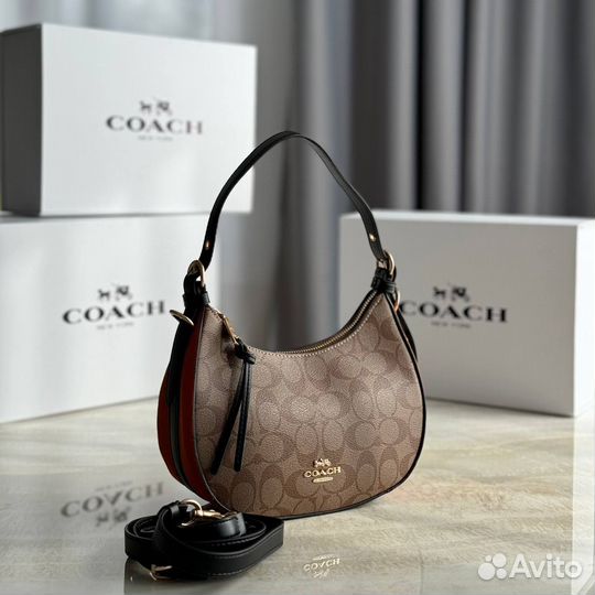 Сумка женская натуральная кожа Coach 5 цветов