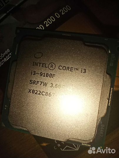 Процессор intel core i3 9100f