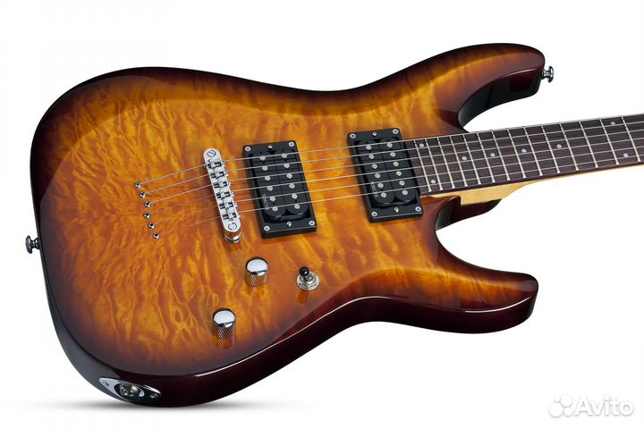 Электрогитара Schecter C-6 plus VSB. Доставка