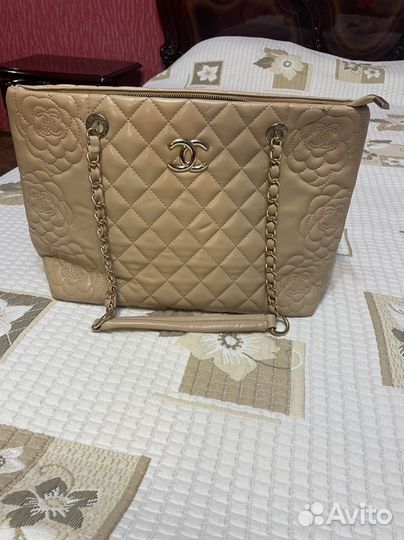Сумка chanel кожа