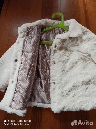 Шубка для девочки 86
