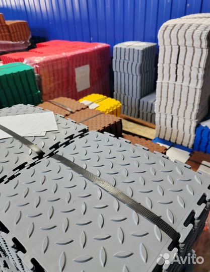 Модульная пвх плитка для склада