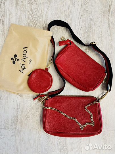 Сумка натуральная кожа италия italy через плечо