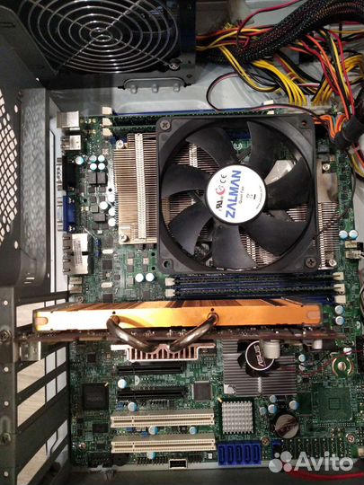 Сист блок supermicro 2cpu*4ядра 16GB ram, ssd 120