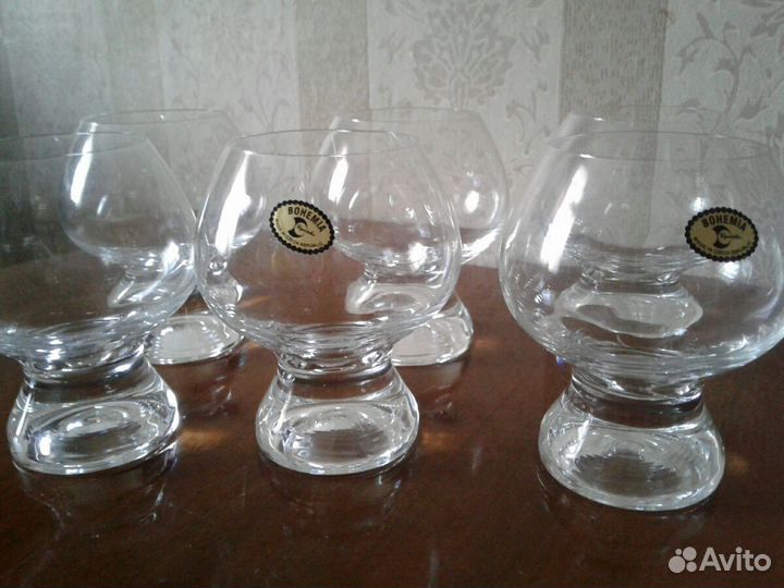 Бокалы Bohemia кружка хрусталь СССР Чехия