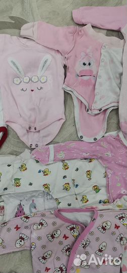 Детские вещи для девочки пакетом
