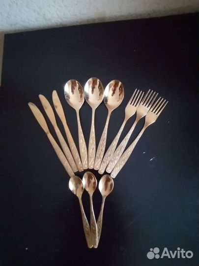 Набор вилки ложки ножи ч ложки