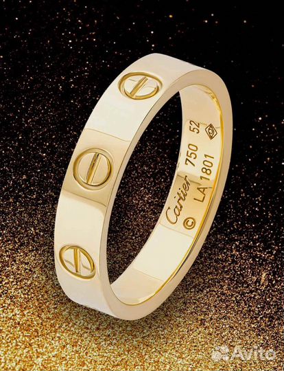 Золотое Кольцо Cartier Love (В наличии)