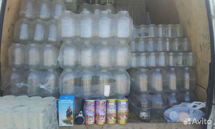 Банки стекло новые