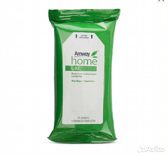 Влажные салфетки LOC Amway