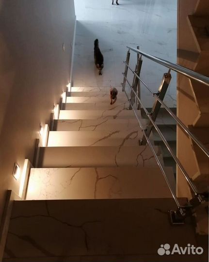 Лестница из искусственного камня