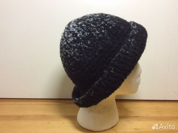 Роскошная шляпка ручная вязка, р-р 55-57, арт 290