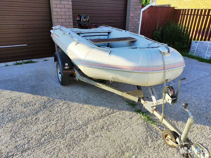 Лодка пвх с мотором и прицепом