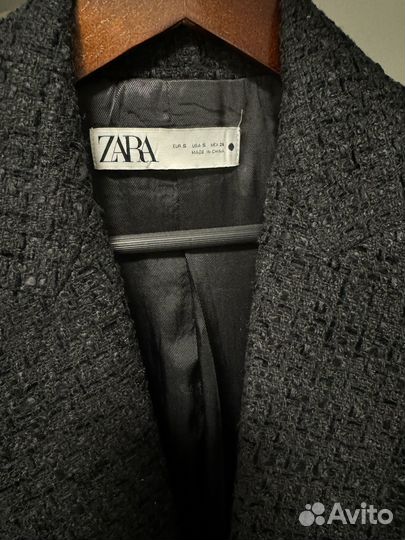 Твидовый жакет zara