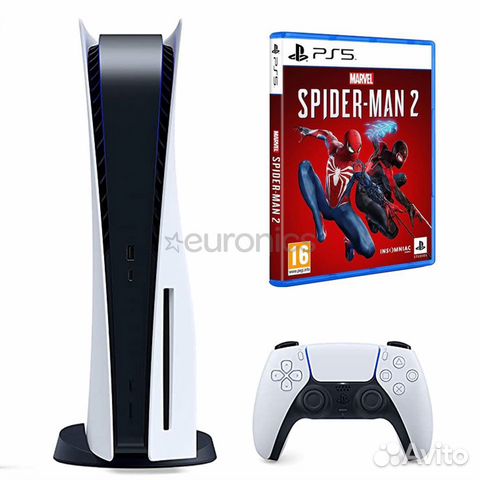 Sony PlayStation 5 PS5 + Spider-Mаn 2 + Гарантия объявление продам