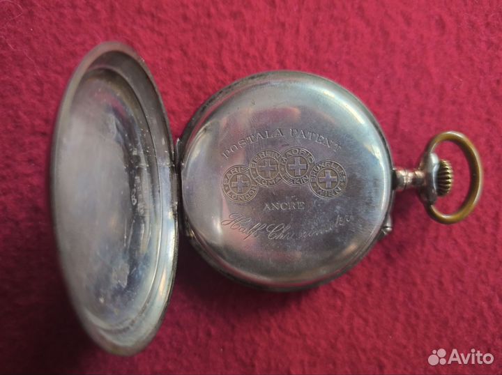 Антикварные часы Postala Patent,800 пр