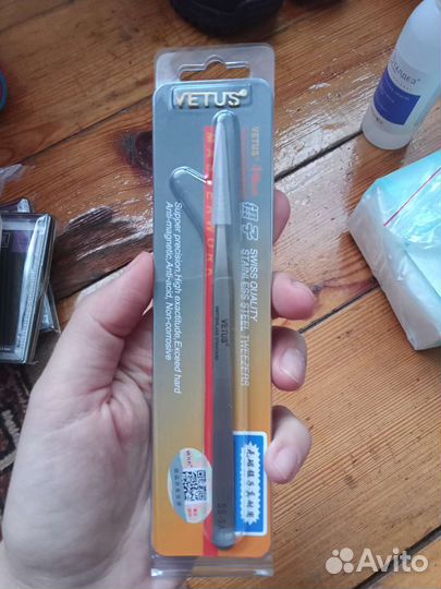 Пинцет для наращивания ресниц