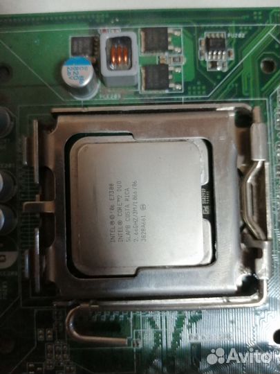 Материнская плата с процессором