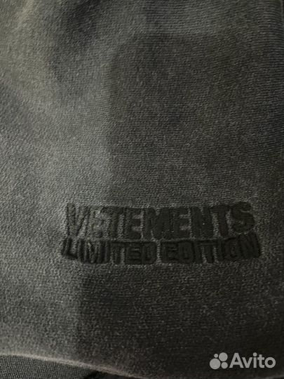 Vetements худи reincarnation service SS23
