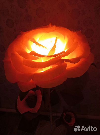 Светильник - роза