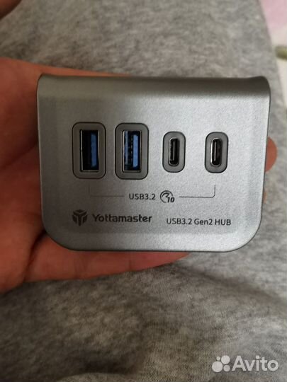 USB HUB Yottamaster 4-Port USB 3.2 Gen2 10gbps