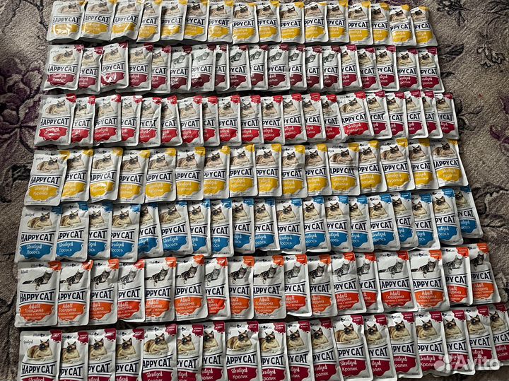 Корм для кошек happy cat