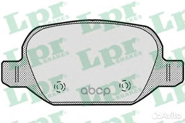 Колодки тормозные alfa romeo 147 01/156