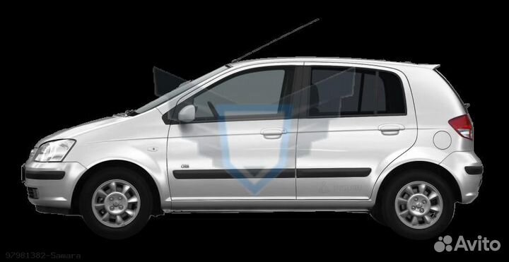 Порог правый Hyundai Getz 2002-2011 Полный профиль