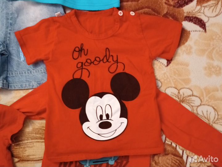 Детские вещи пакетом на мальчика 86 92
