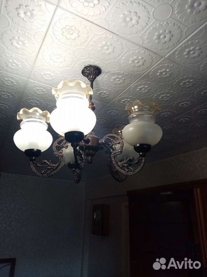 Люстра +бра