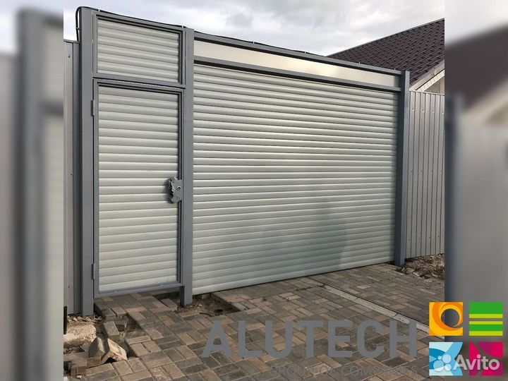Ворота алютех роллетные