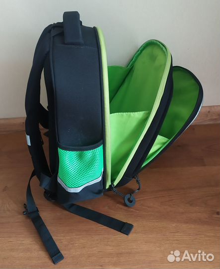 Школьный рюкзак Динозавр grizzly +фартук для труда