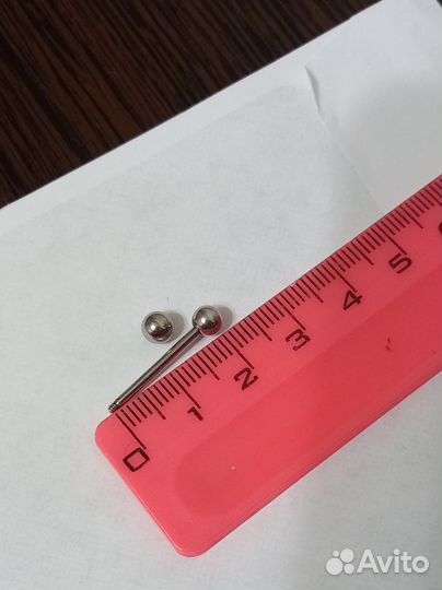 Пирсинг для языка титан