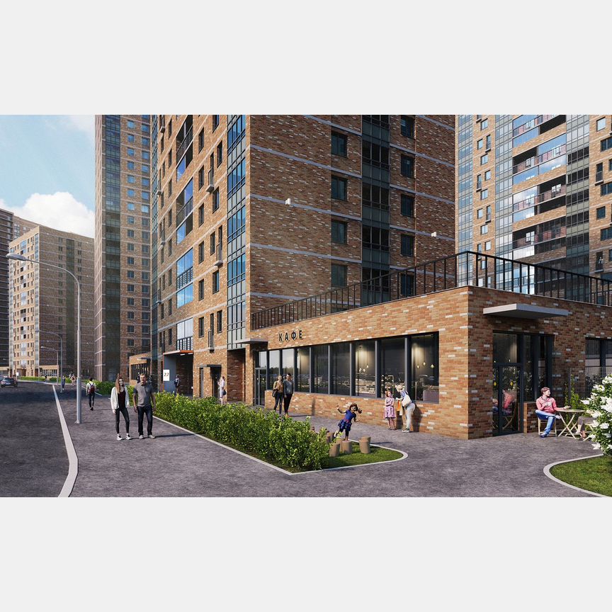 2-к. квартира, 55,3 м², 23/27 эт.