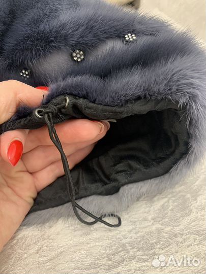 Шапка норковая женская бу