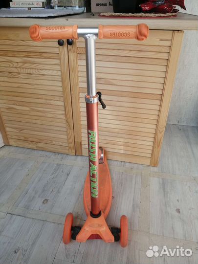 Самокат детский трехколесный бу