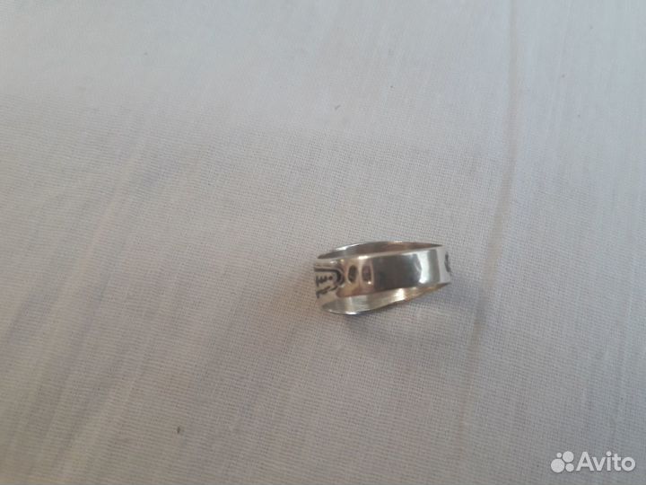 Серебряное кольцо Кубачи СССР винтаж размер 18.5