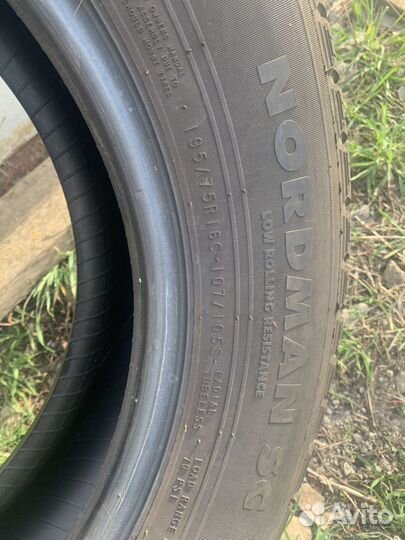 Nokian nordman sc 195 75 r16 c