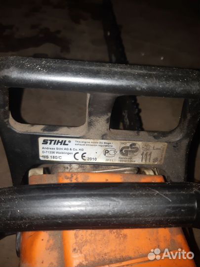 Бензопила штиль 180