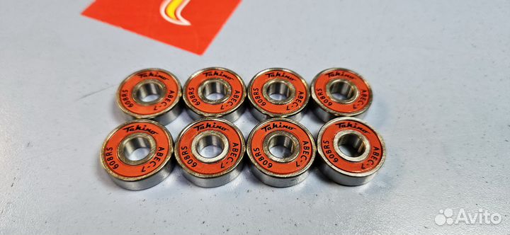 Комплект подшипников Tahino 608-2RS (8шт), abec-7