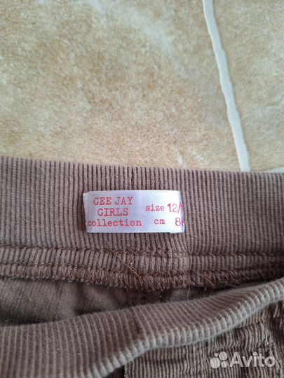 Джинсы брюки для девочки 86