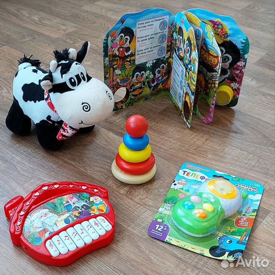 Детские игрушки пакетом для малышей от 8 месяцев
