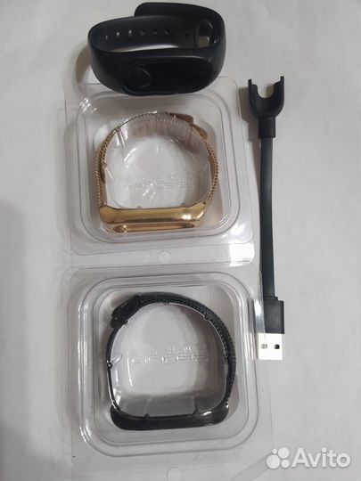 Фитнес браслет xiaomi mi band 2 + 2 браслета