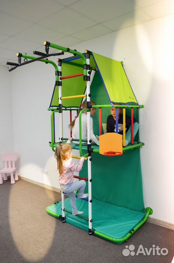 Двухэтажный детский спортивный комплекс Индиго