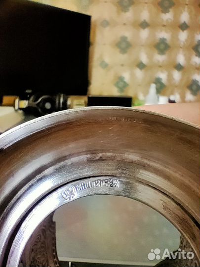 Подстаканник мельхиоровый