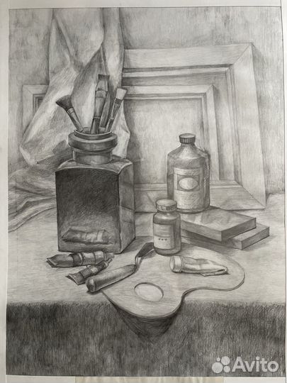 Учебные работы по рисунку