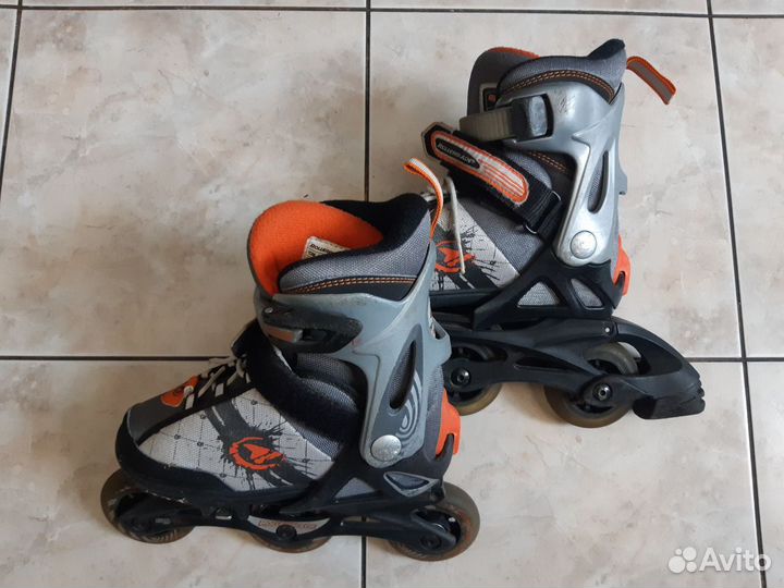 Роликовые коньки Rollerblade 28-32 + защита и шлем