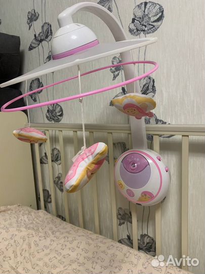 Мобиль chicco «Волшебные звезды». Проектор, ночник