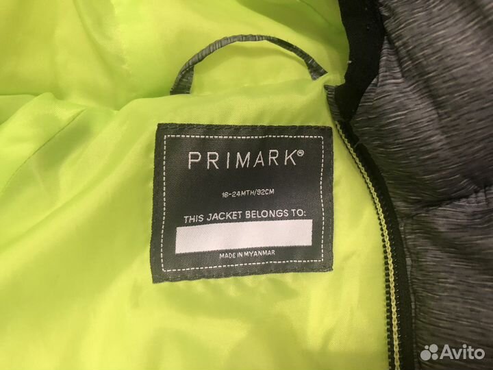 Куртка primark 1,5-2 года